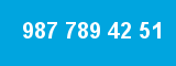 987 789 42 51